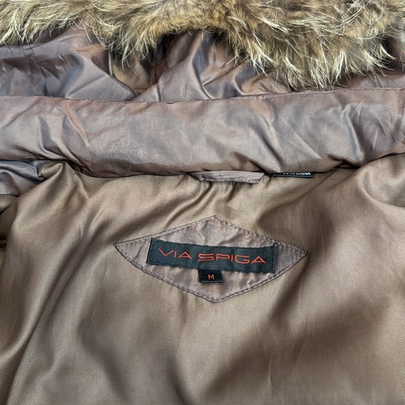 Via Spiga fur hood coat - Picture 11 of 13